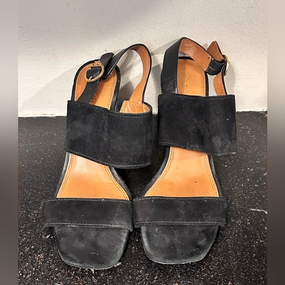 Tory Burch Selby Block Heel Sandal Sz. 10 - Picture 1 of 8